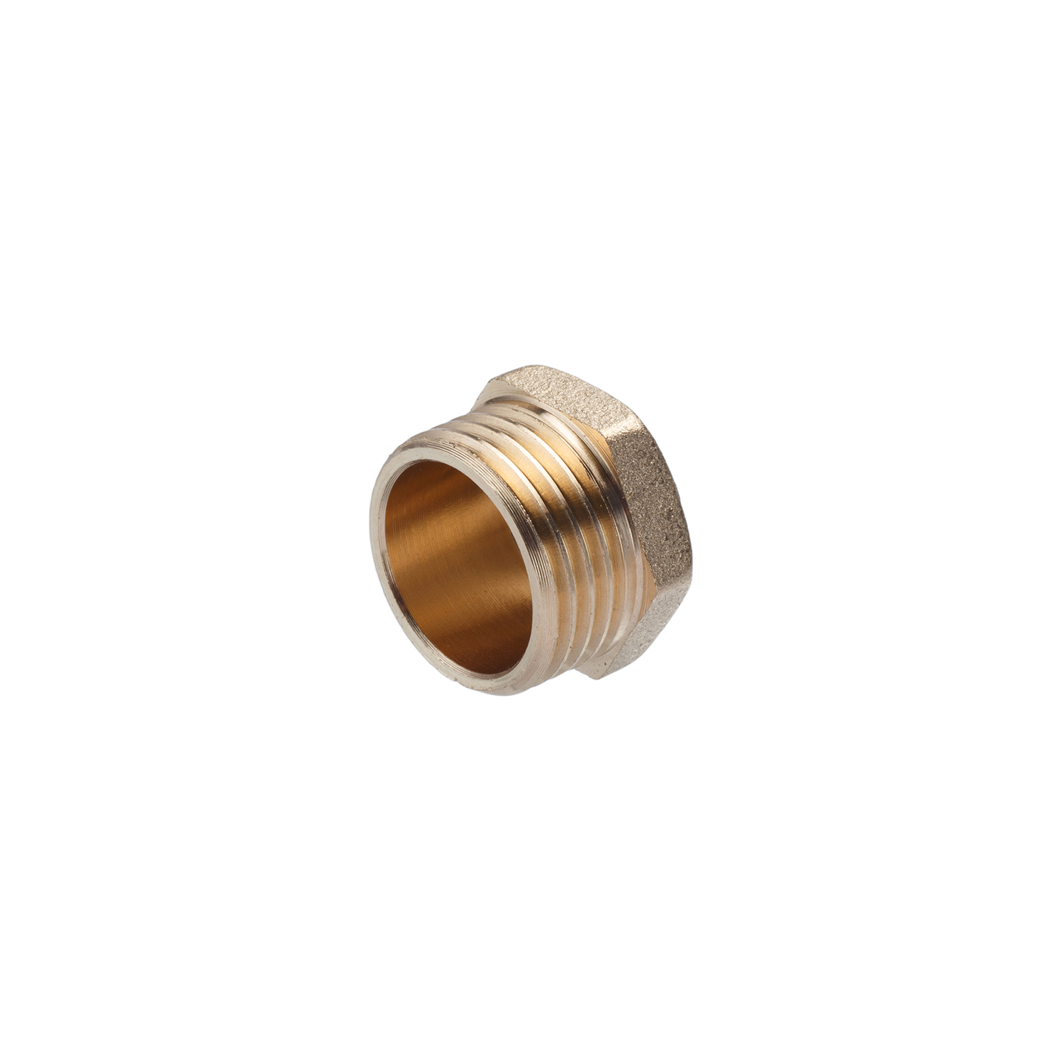 Пробка посилена LexLine 1/2" РЗ латунна УК1091-В