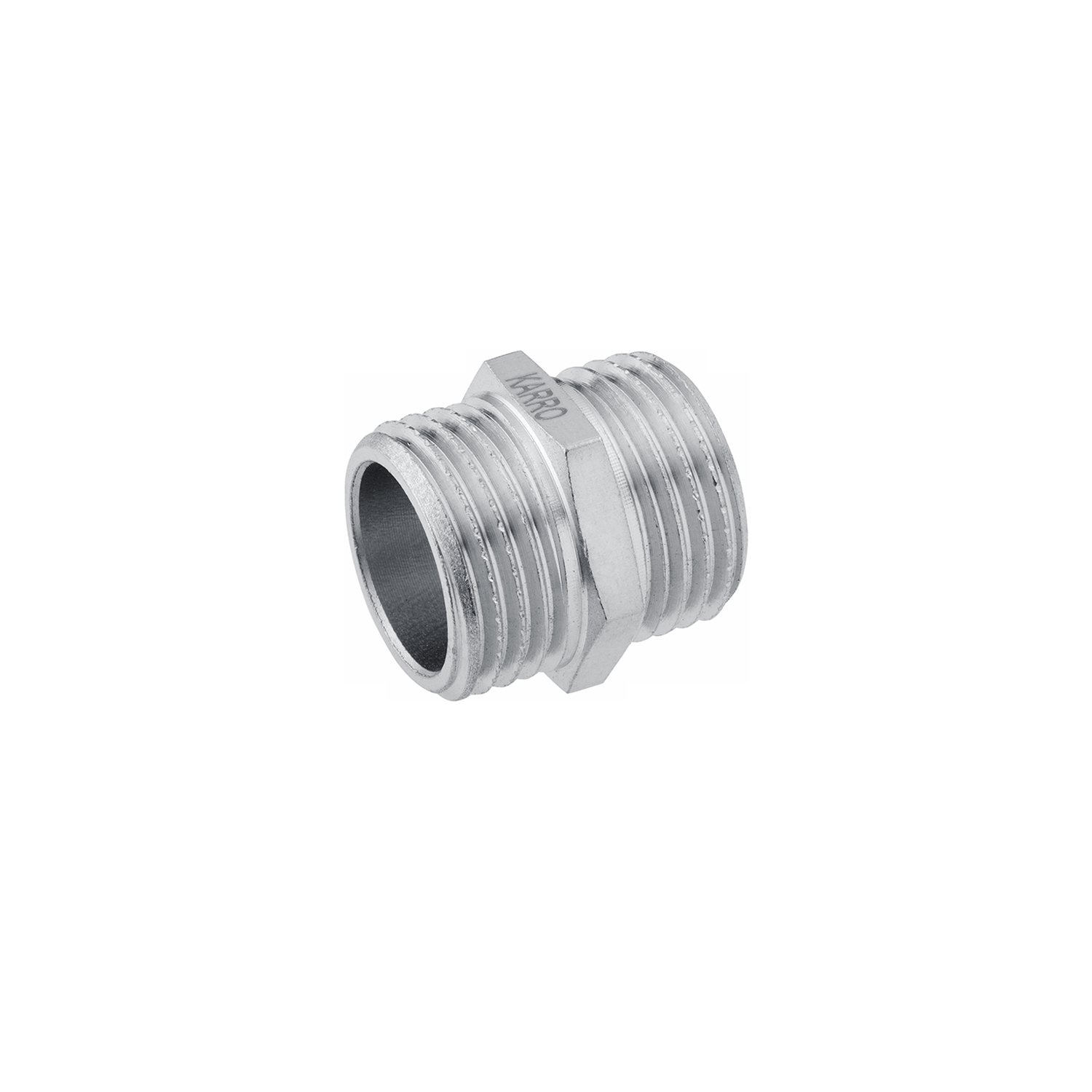 Ніпель Karro 1/4" ЗЗ нікельований KR-3113
