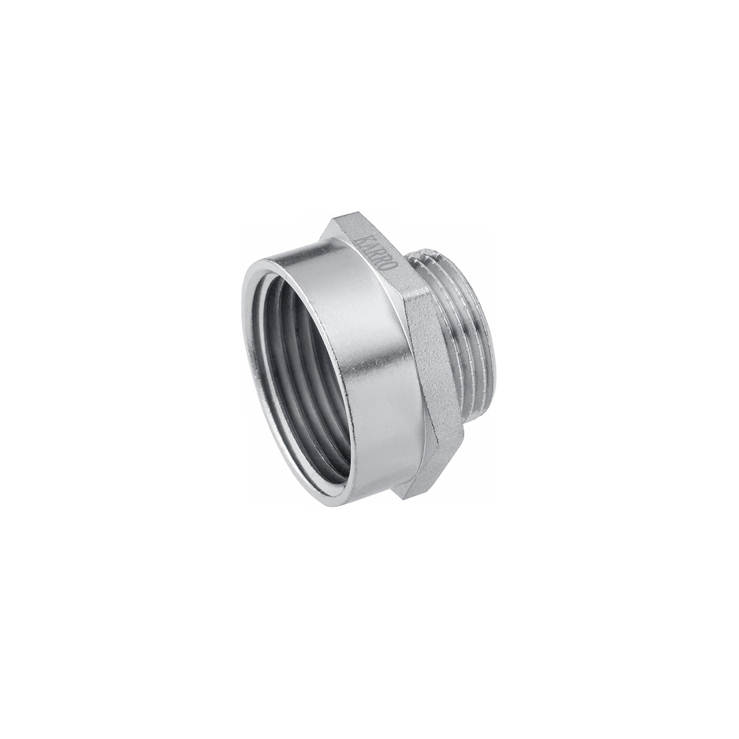 Перехідник Karro 3/4"х1/2" ВЗ нікельований KR-3117