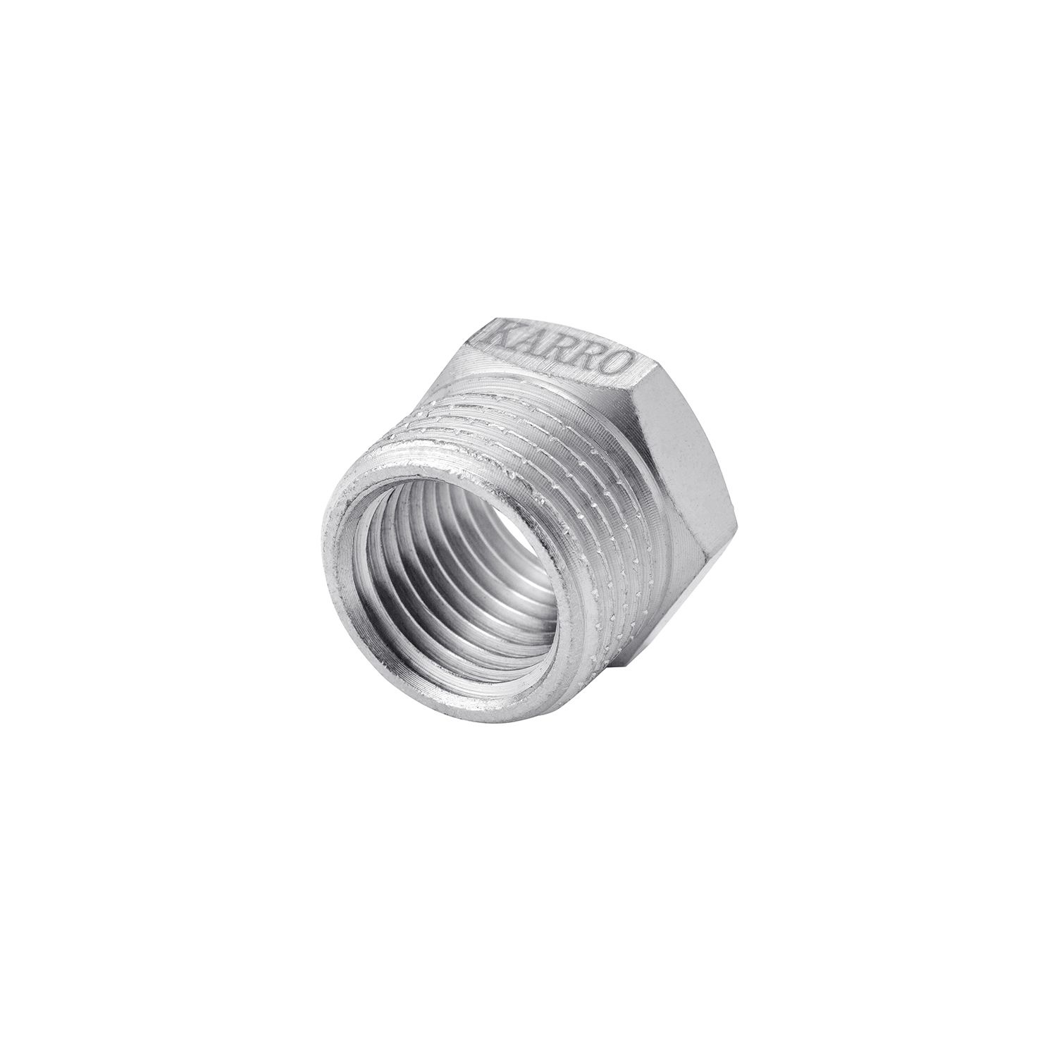Футорка Karro 1/2"х1/4" ЗВ нікельована KR-3115