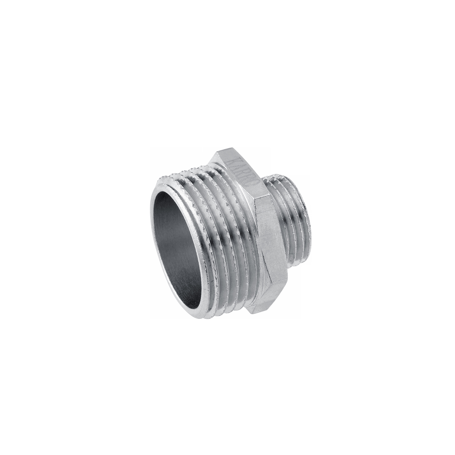 Ніпель перехідний Karro 1"х3/4" ЗЗ нікельований KR-3114