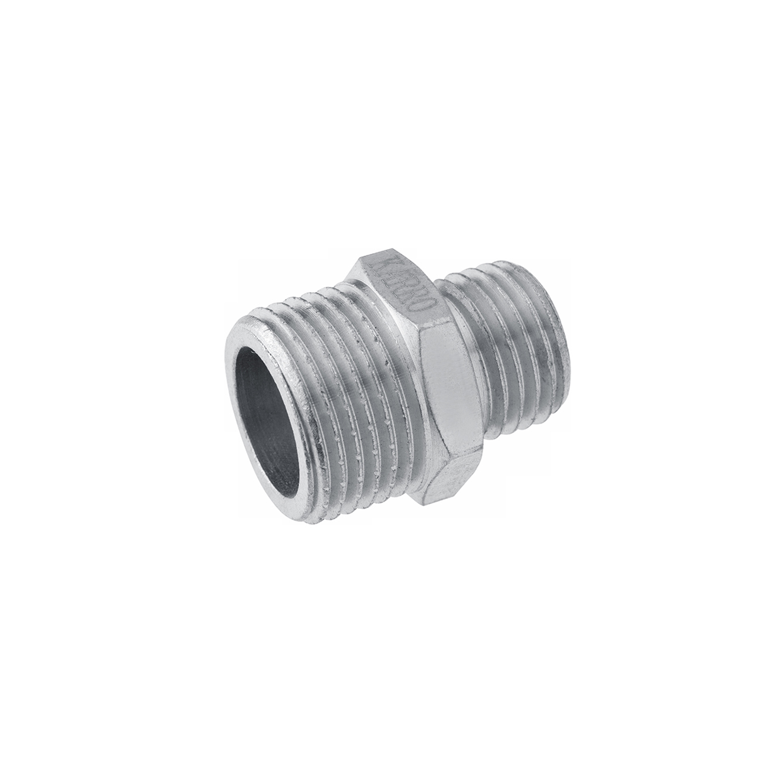 Ніпель перехідний Karro 1 1/2"х1" ЗЗ нікельований KR-3114