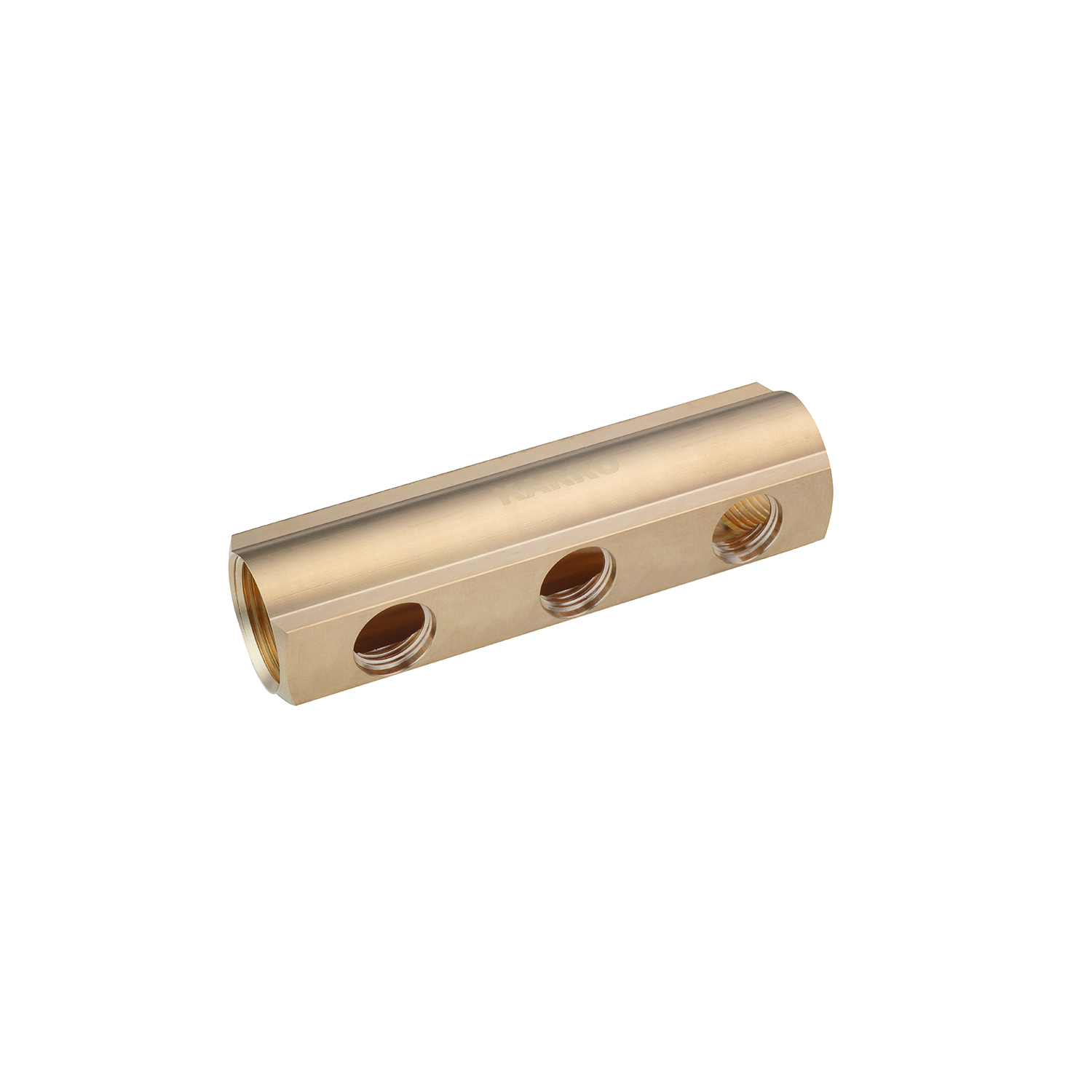 Колектор балка Karro на 3 виходи 1"x1/2" РВ латунний KR-2001