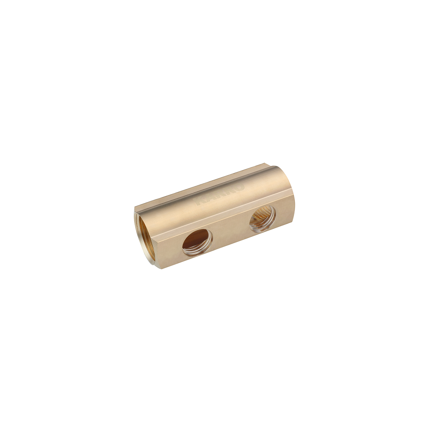 Колектор балка Karro на 2 виходи 1"x1/2" РВ латунний KR-2001