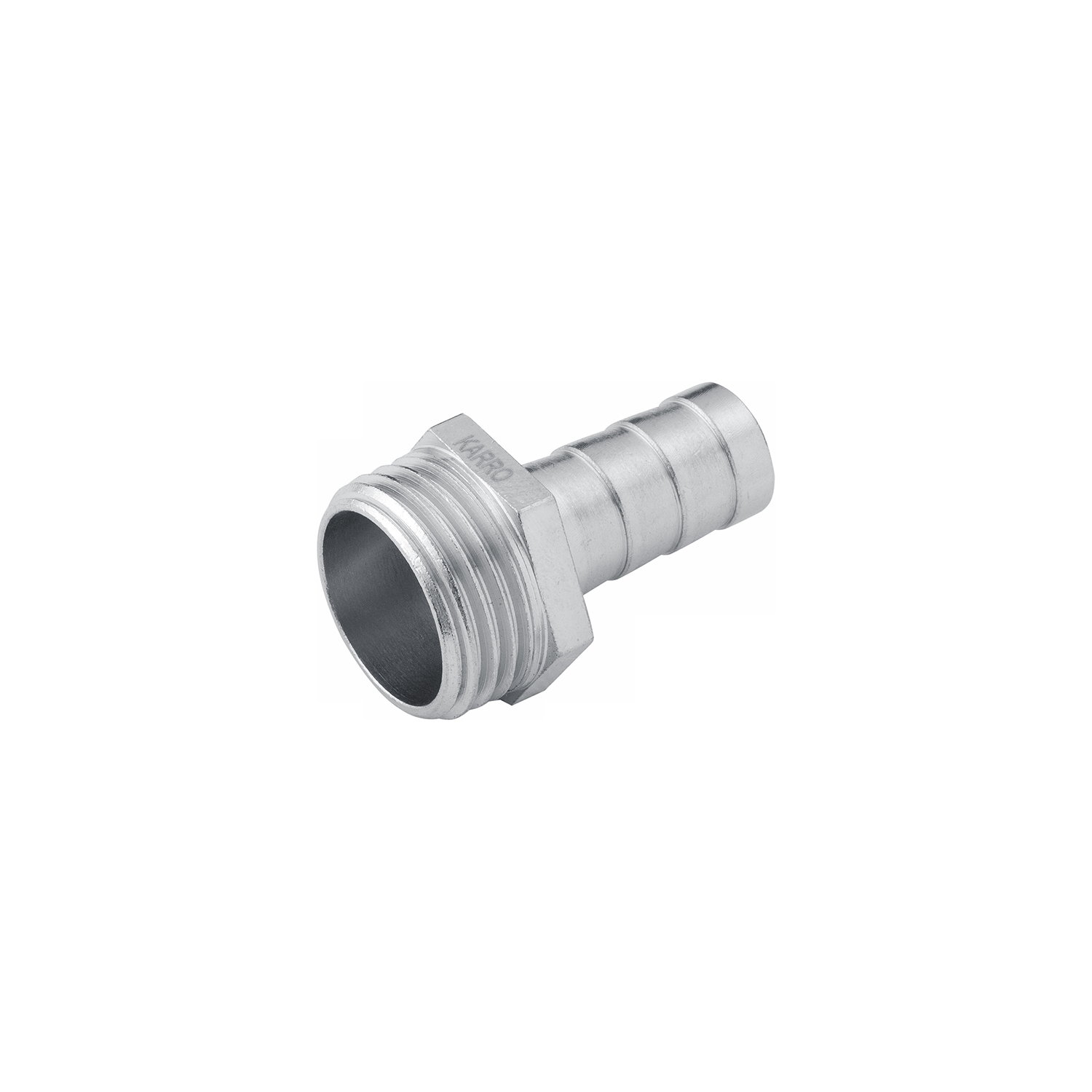 Штуцер Karro 3/4" РЗ, D=12 мм нікельований KR-821