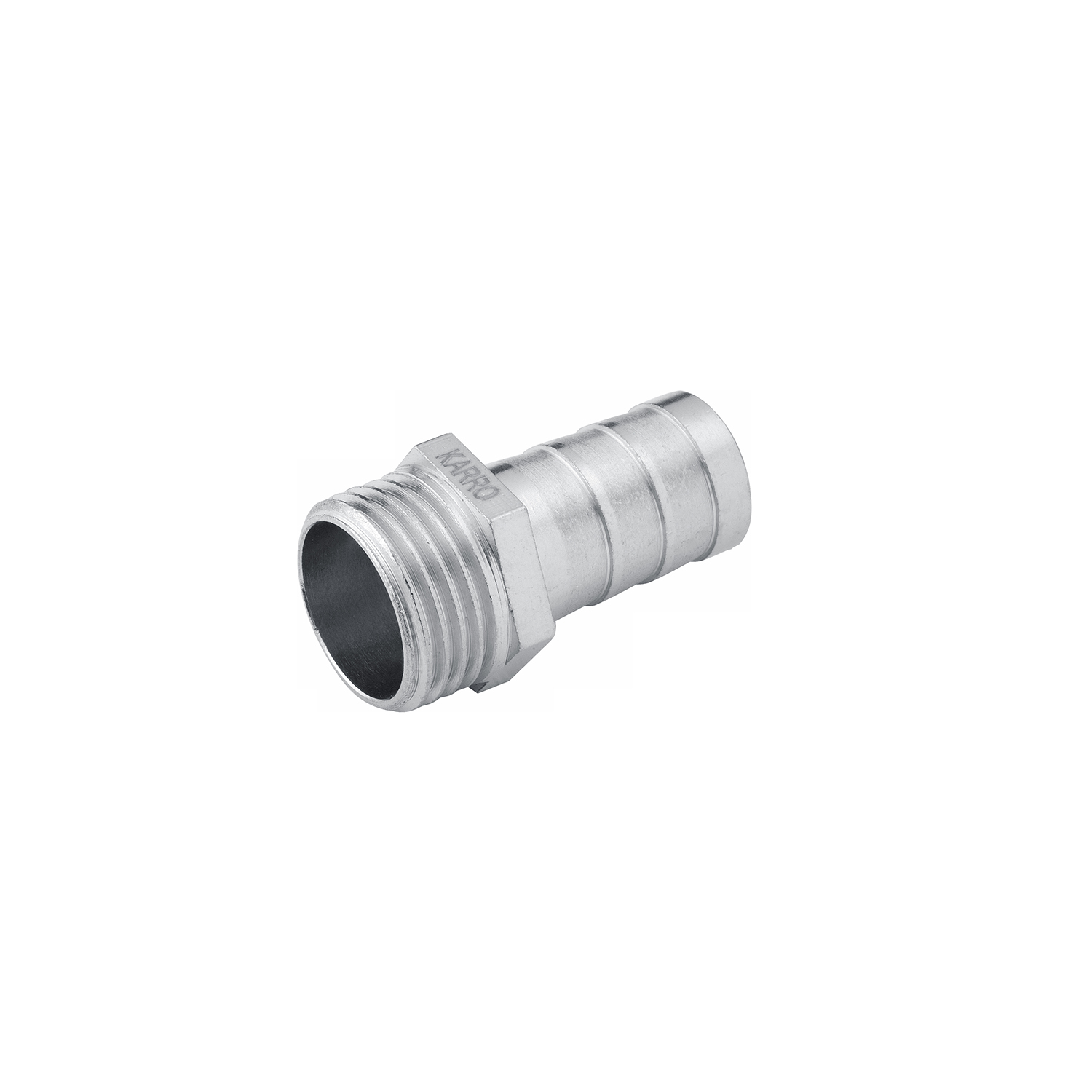 Штуцер Karro 3/4" РЗ, D=14 мм нікельований KR-821