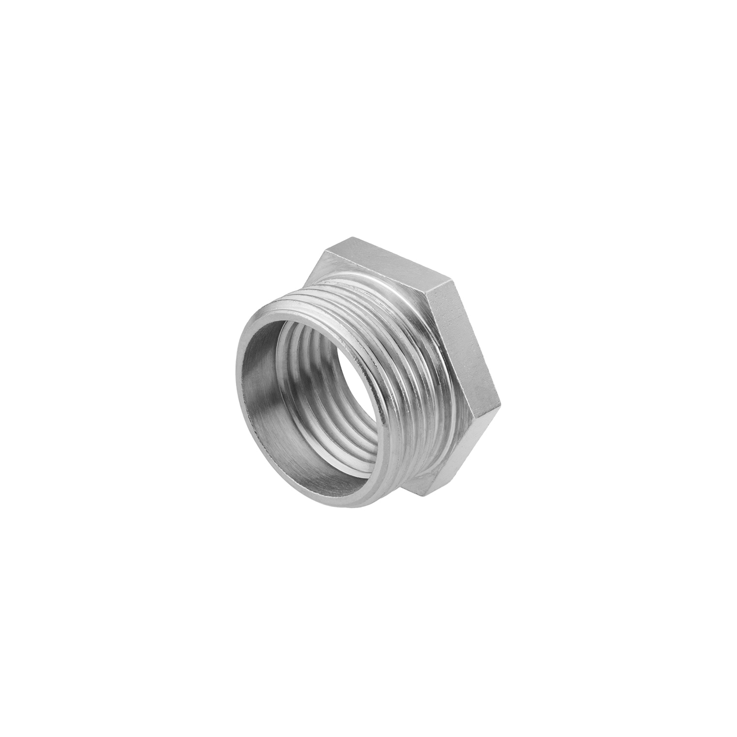 Футорка WaGa 3/4"х1/2" ЗВ нержавіюча сталь