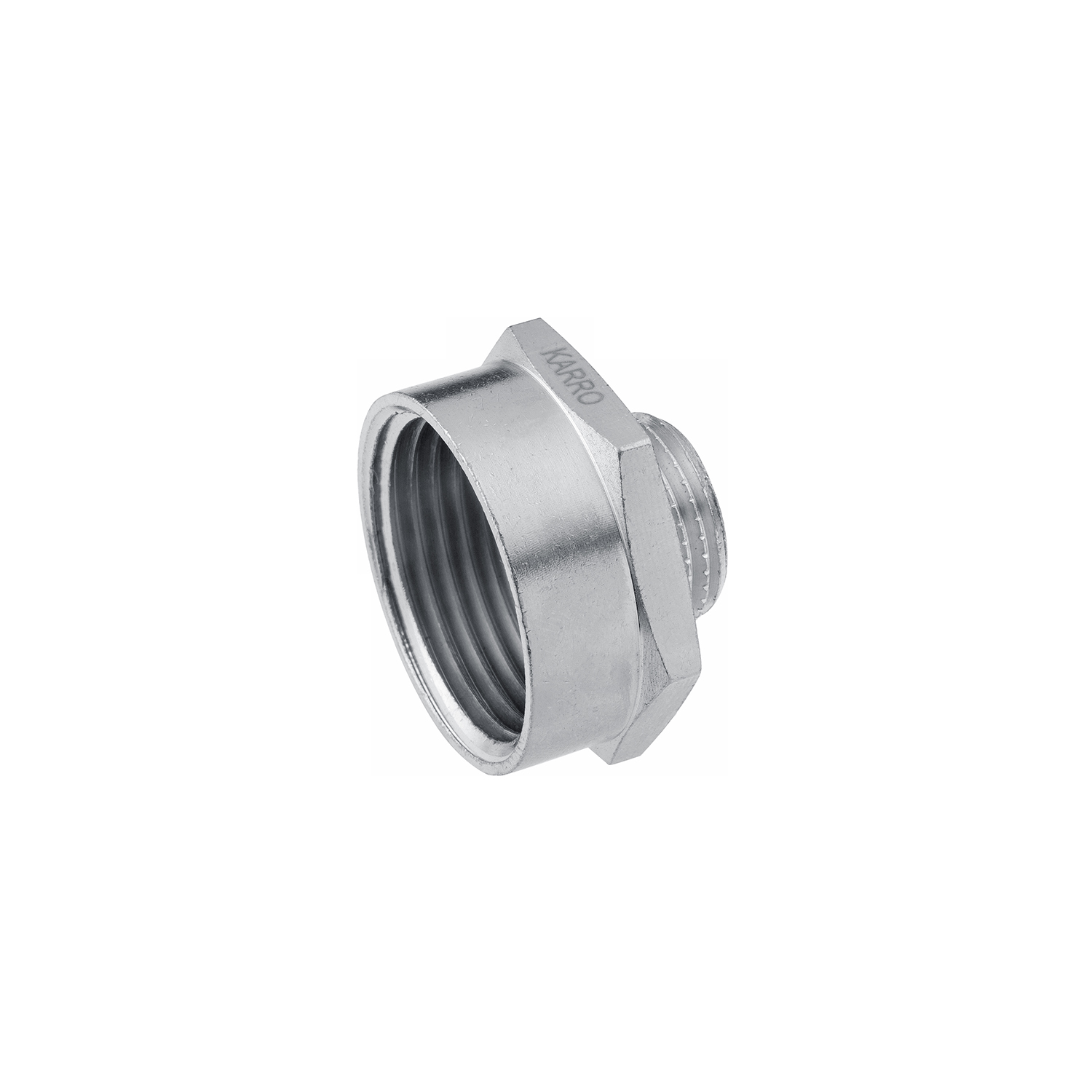 Перехідник Karro 1"х3/4" ВЗ нікельований KR-3117