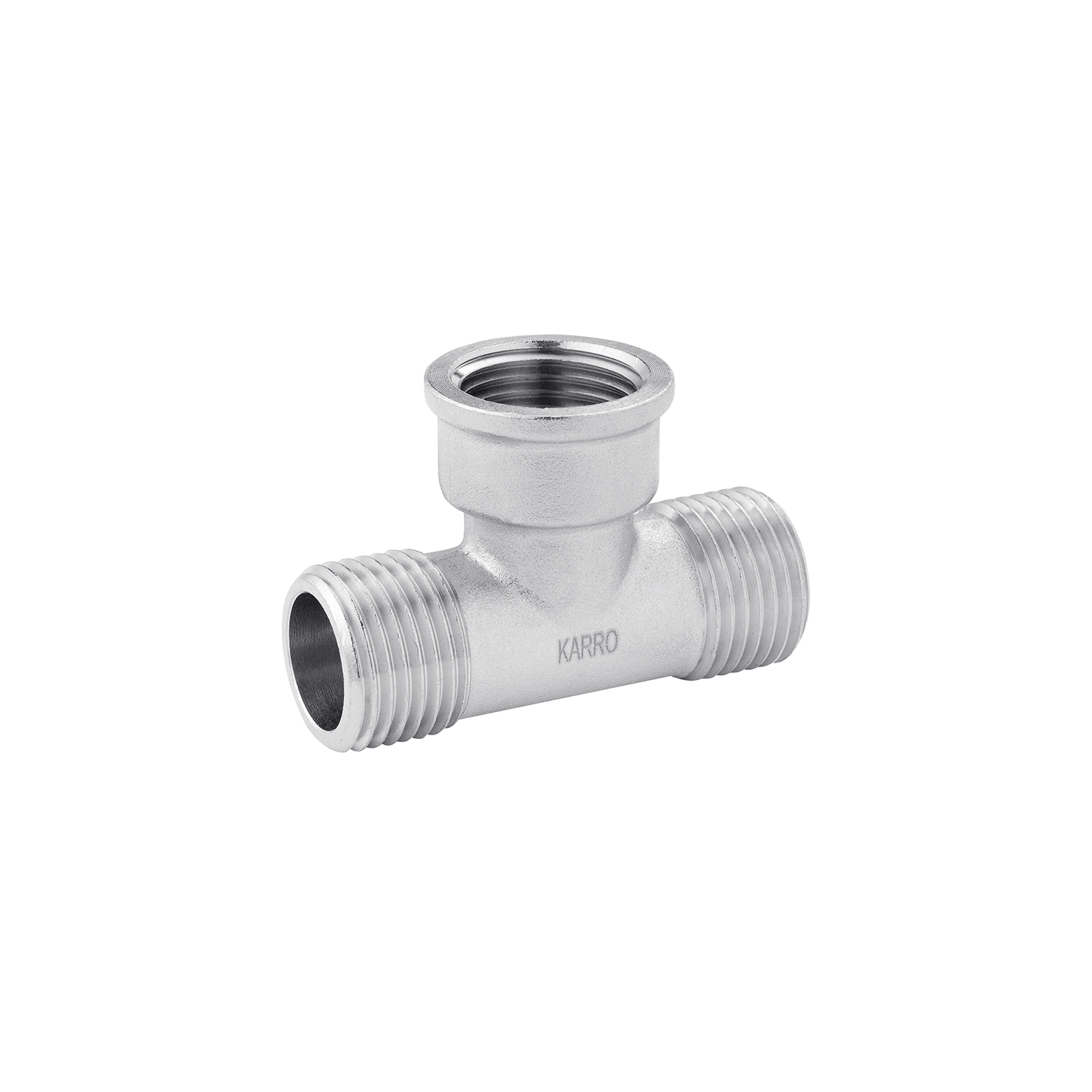 Трійник Karro 1/2" ЗВЗ нікельований KR-3213