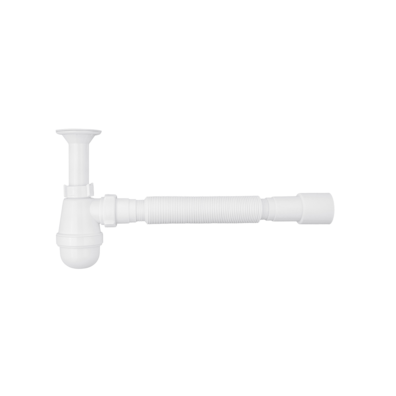 Сифон для раковини Agua TB06 1 1/4''х40/50 мм з литим випуском