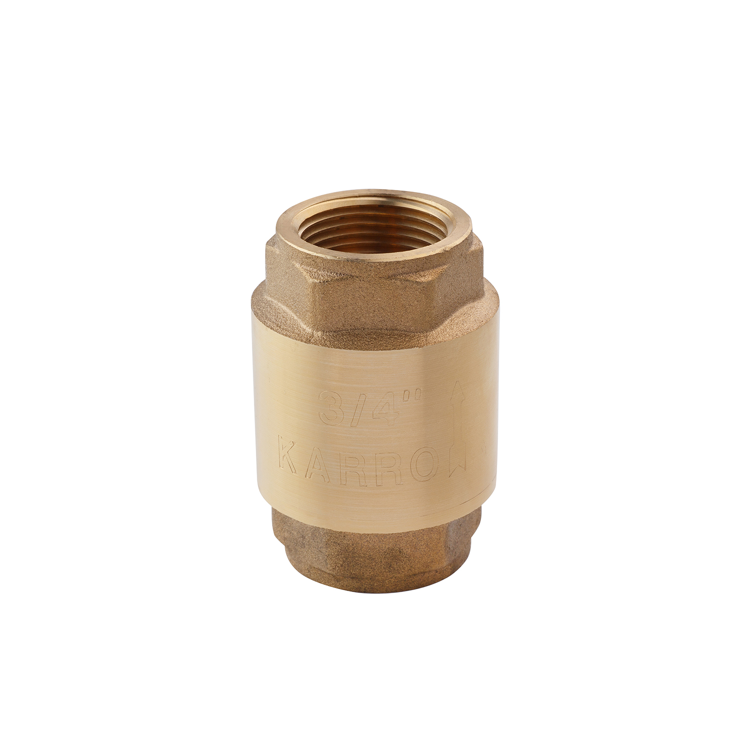 Зворотнй клапан Karro 3/4" ВВ з латунним штоком KR-6120