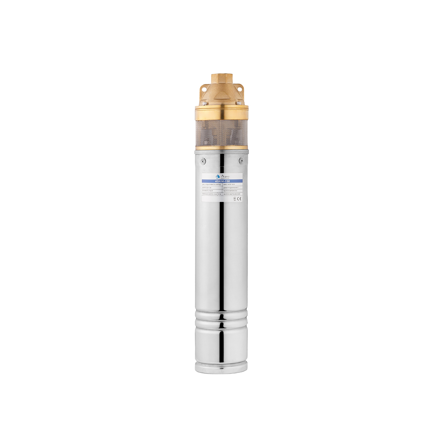 Насос глибинний відцентровий Agua 4SKM 150 Hmax 100 м Qmax 45 л/хв P 1100 Вт з пультом