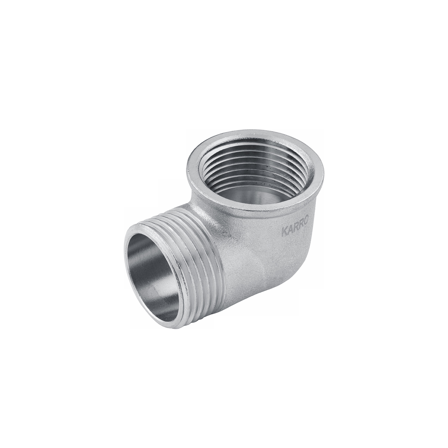 Кутник Karro 1 1/4" ВЗ нікельований KR-3212