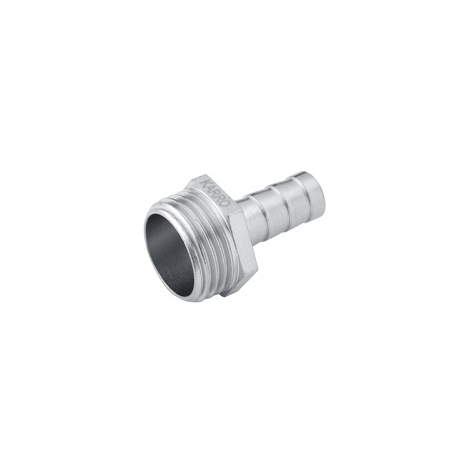 Штуцер Karro 1/2" РЗ, D=12 мм нікельований KR-821