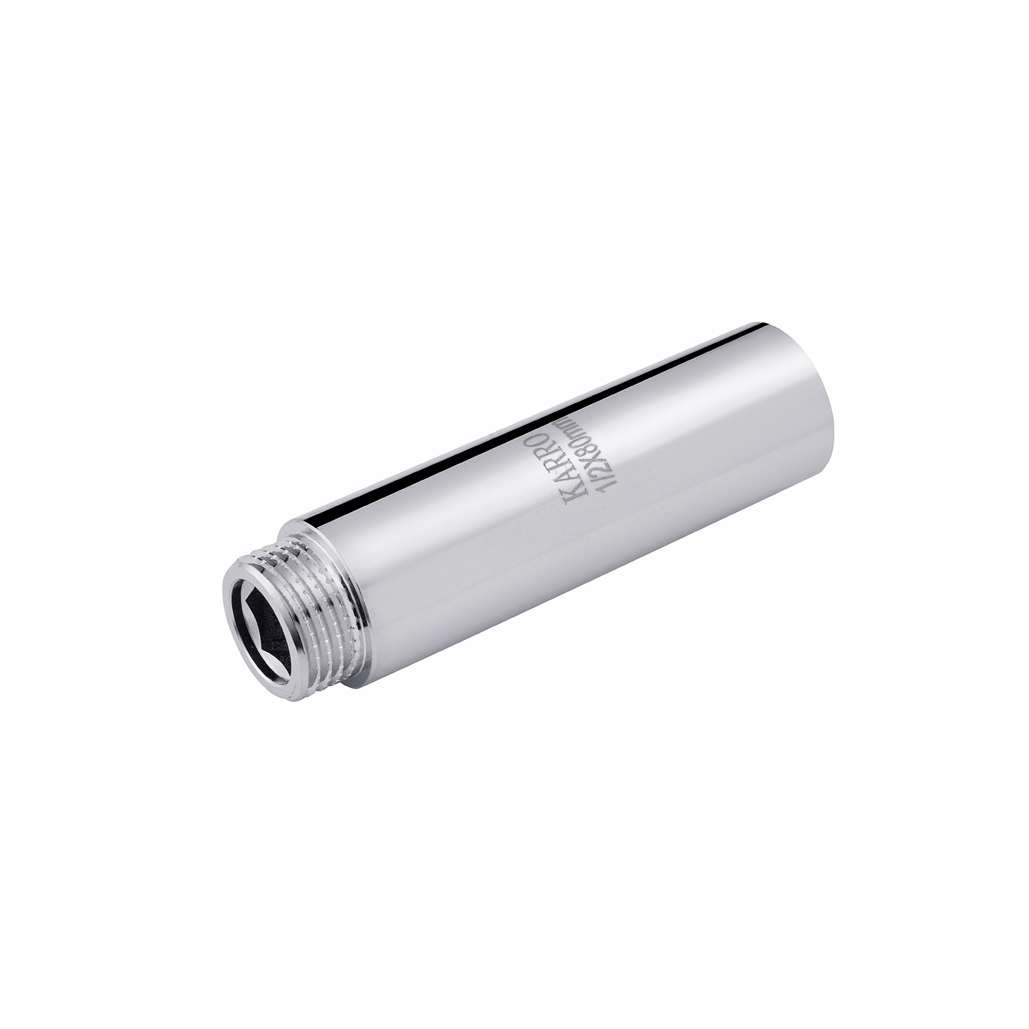 Подовжувач Karro 1/2" ВЗ, L=80 мм хромований KR-3209