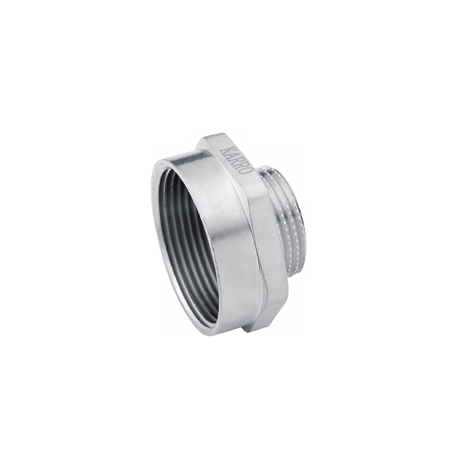 Перехідник Karro 2"х3/4" ВЗ нікельований KR-3117