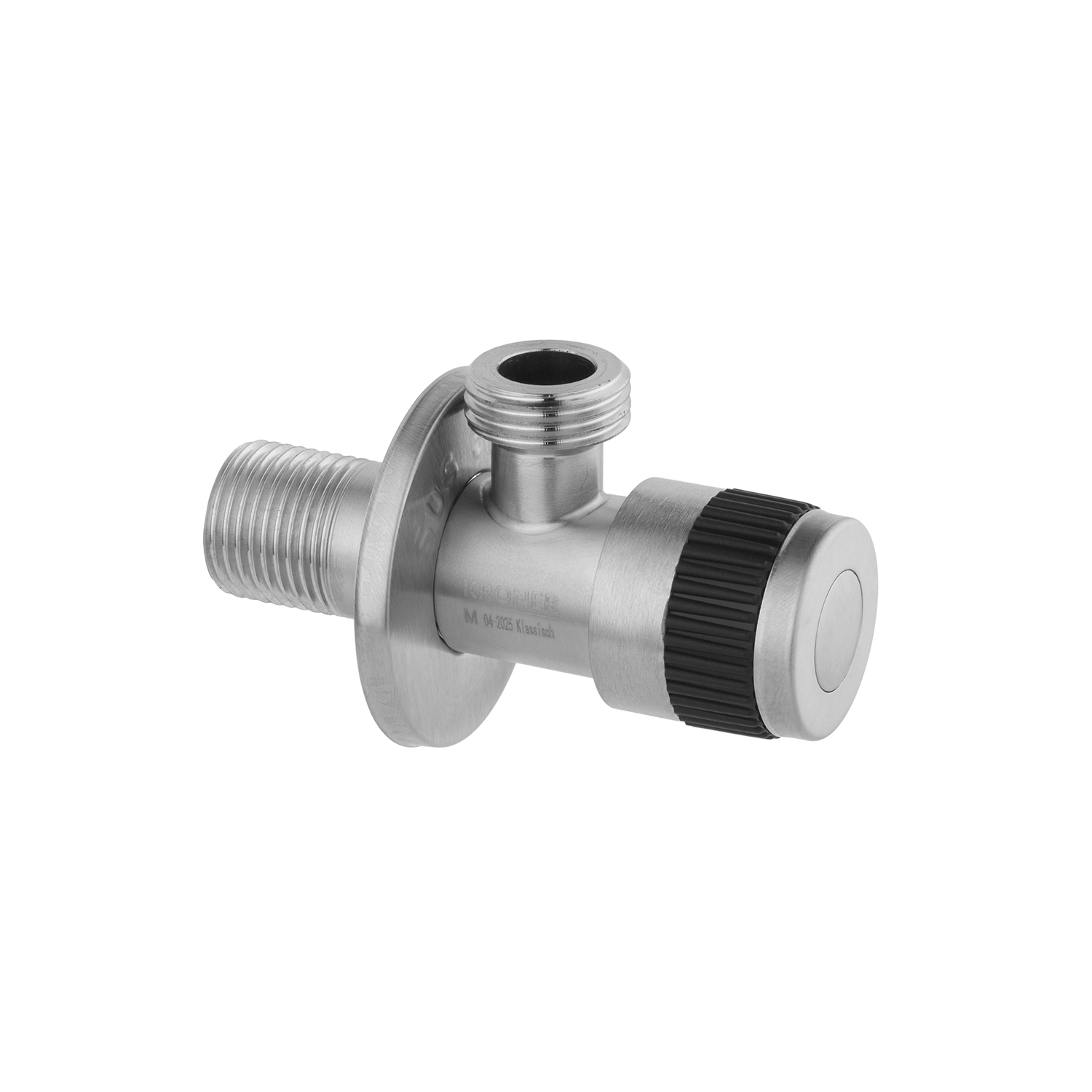 Кран приладовий Kroner KRP Edelstahl Klassisch - ESG100 1/2"х1/2" ЗЗ