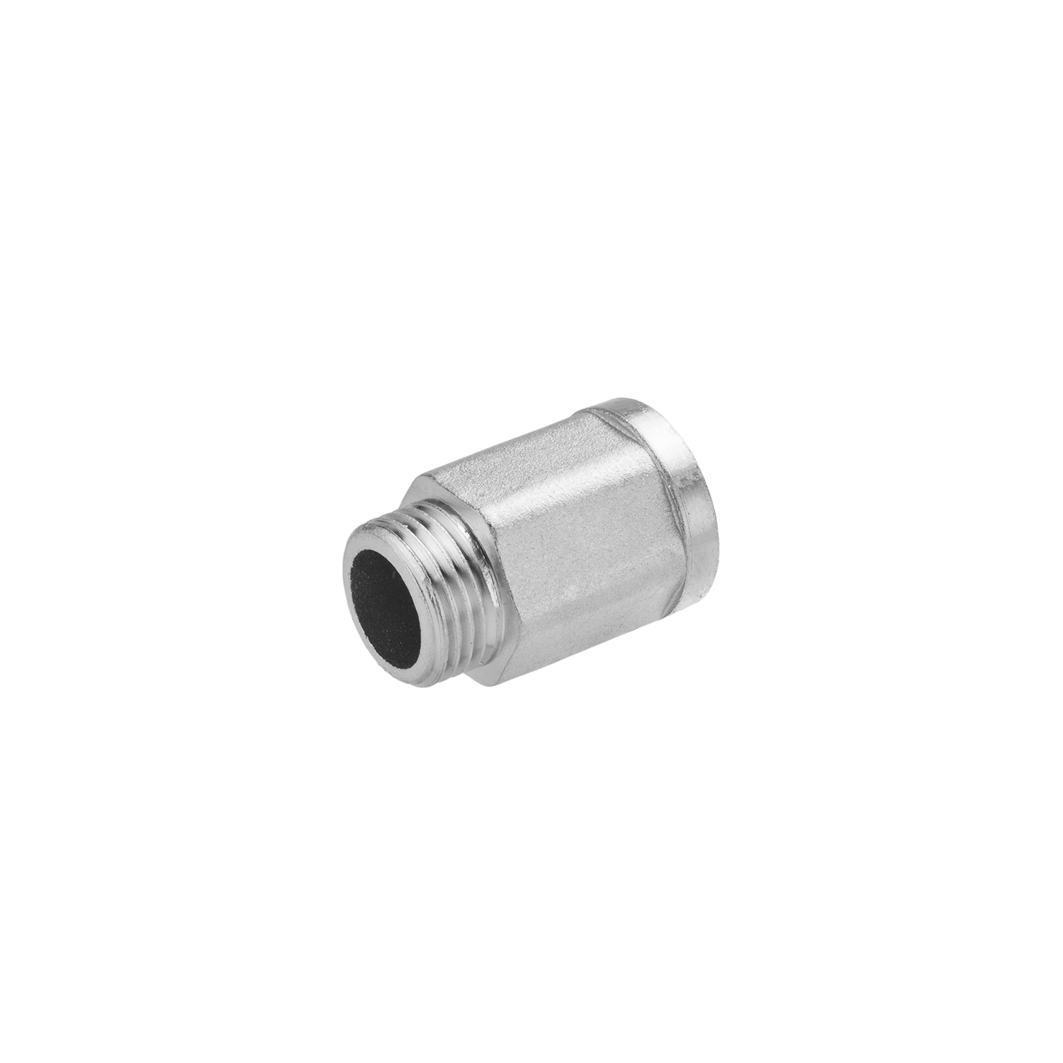 Перехідник посилений LexLine 1/2'' ВЗ, L=30 мм нікельований НК0601-30Вн