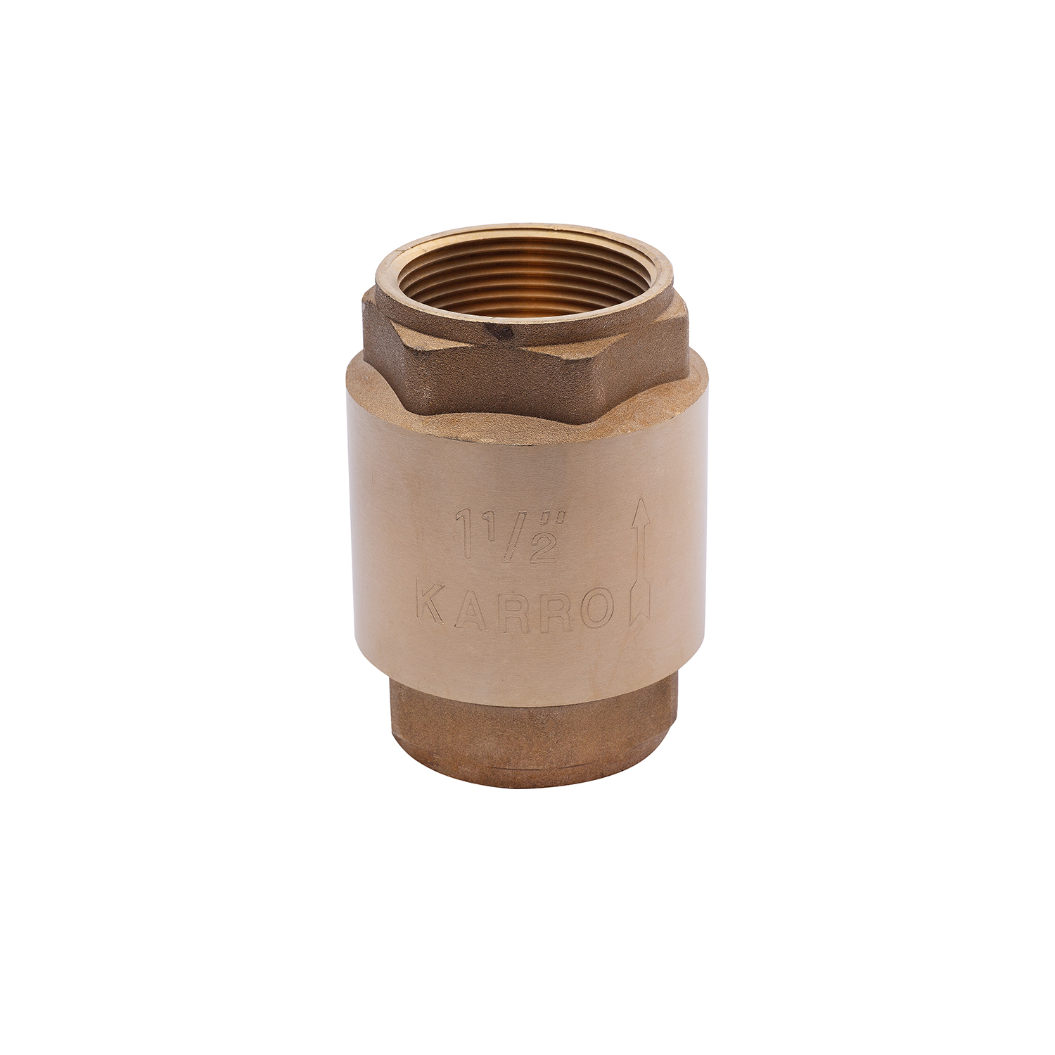 Зворотиій клапан Karro 1 1/2'' ВВ з латунним штоком KR-6120