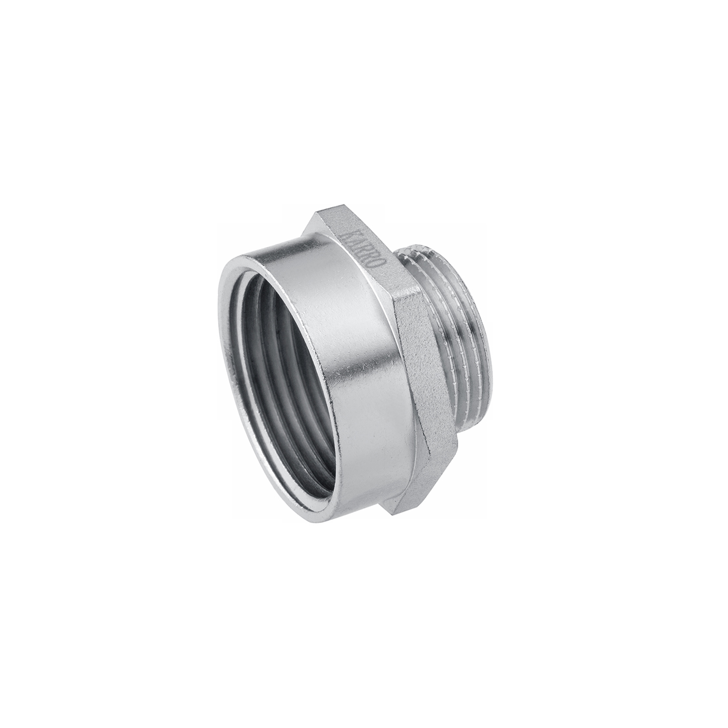 Перехідник Karro 2"х1 1/4" ВЗ нікельований KR-3117