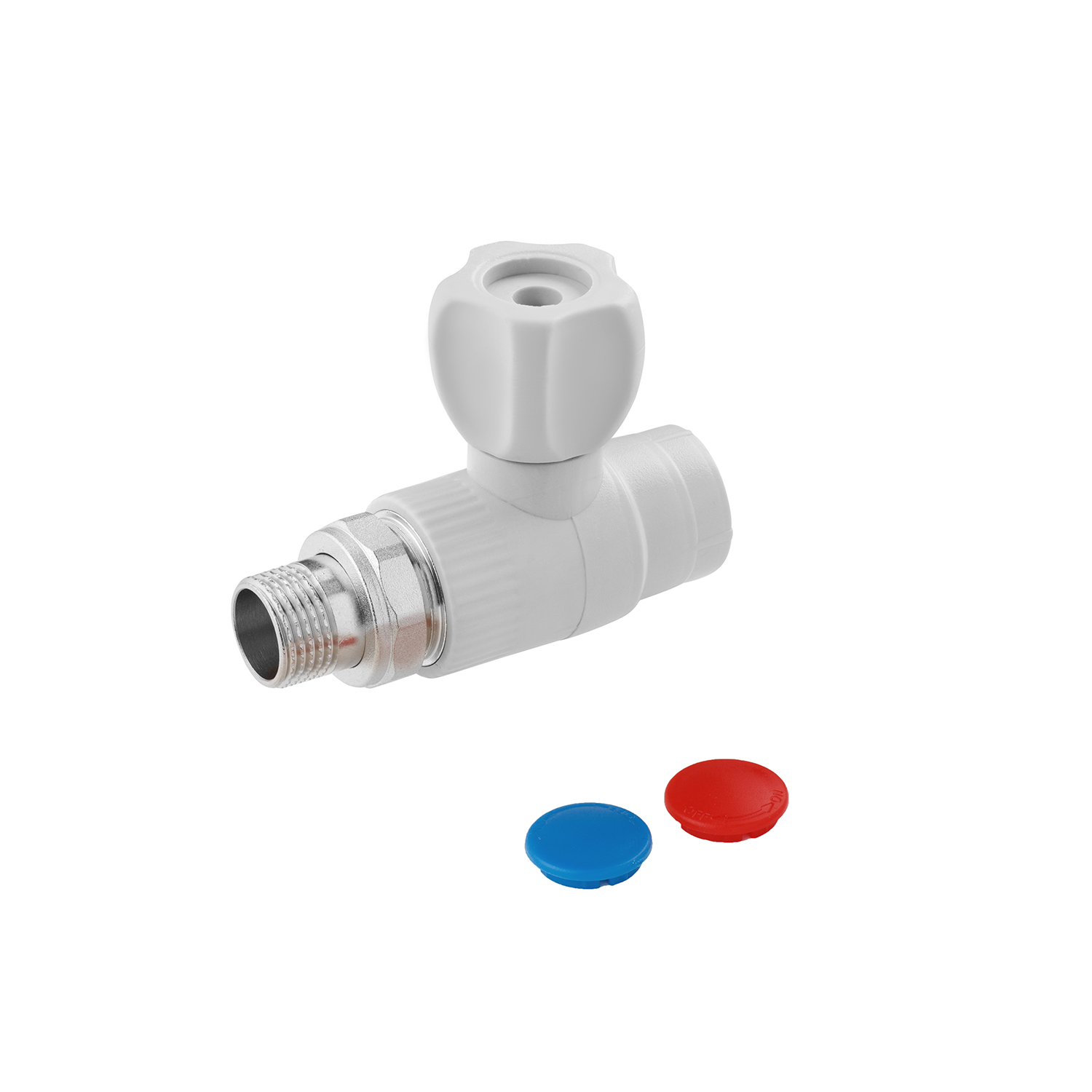 Кран радіаторний прямий PPR GrandiTherm 20х1/2"