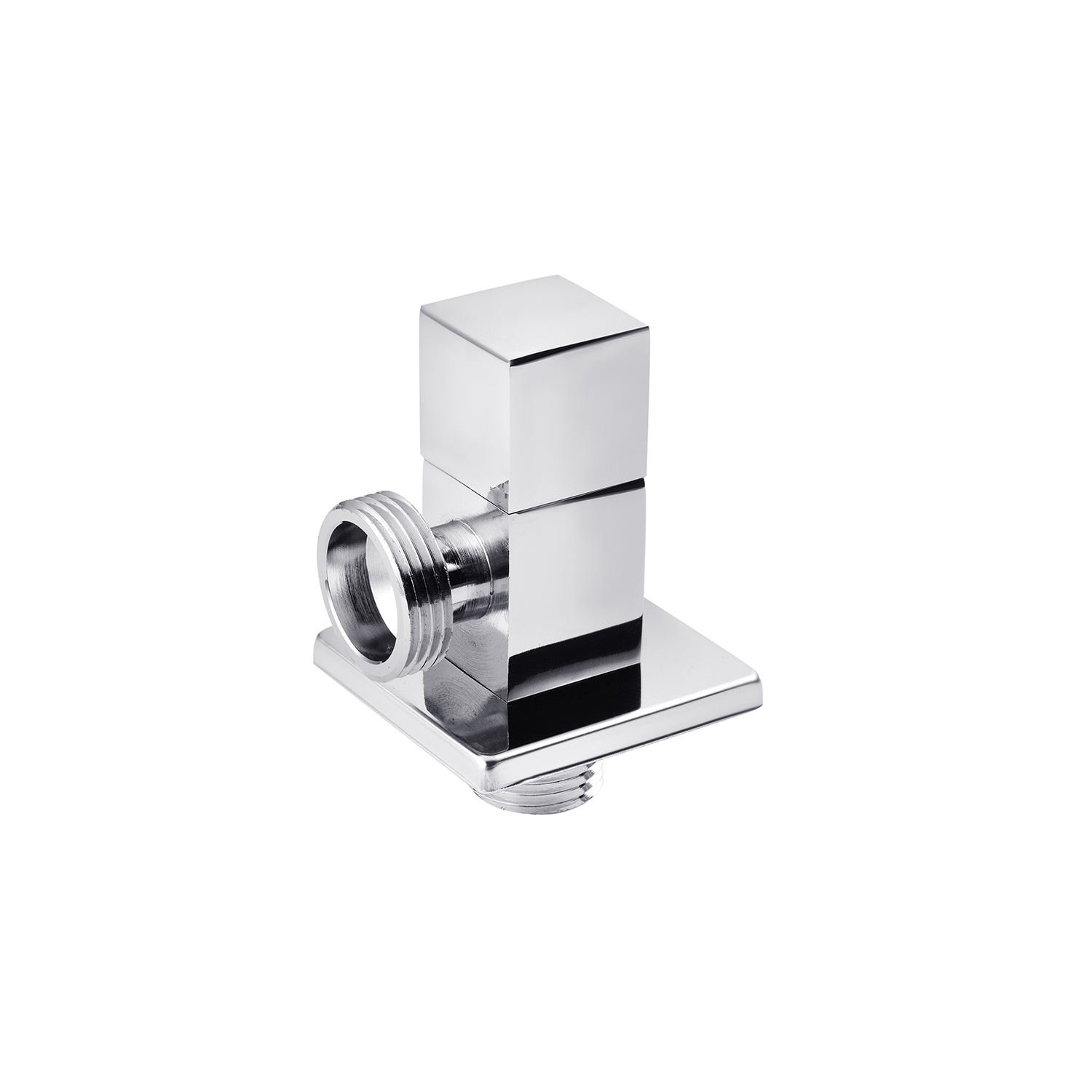 Кран приладовий для підключення Karro 1/2"х3/4" ЗЗ хромований KR-3122